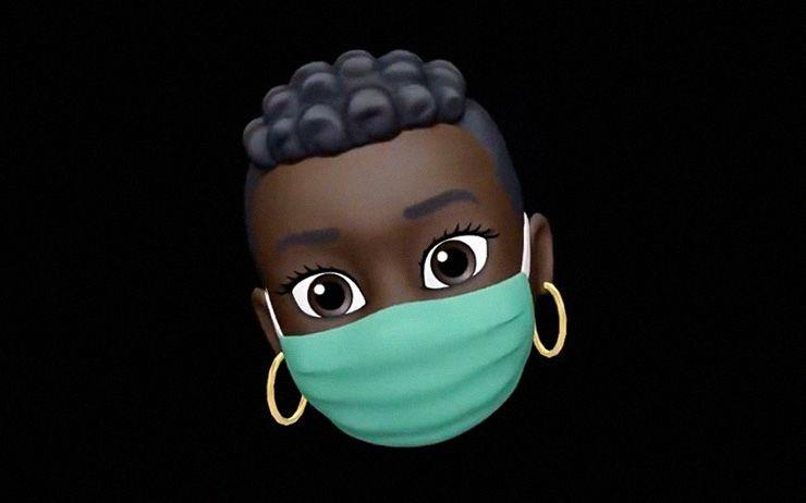 APPLE, iOS 14 Memoji, Face Mask