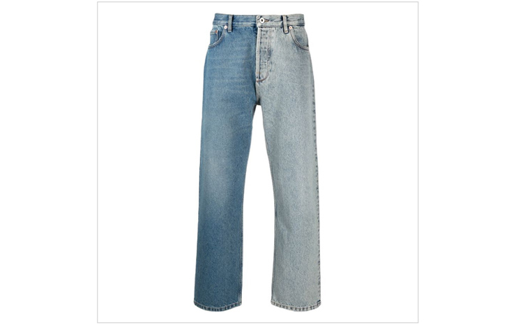 발렌티노 & 패널 스트레이트 진, $1,150 USD