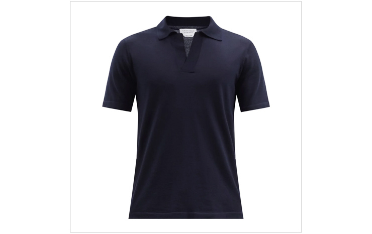 가브리엘라 허스트 & 스텐할 캐시미어 폴로 셔츠, $1,198 USD
