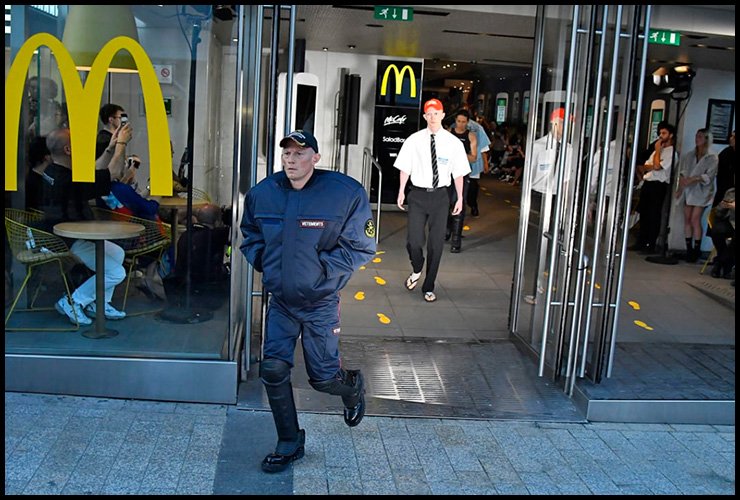 VETEMENTS AT McDONALD’S CHAMPS ELYSÉES, PARIS