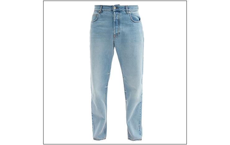 로에베 & 슬림 핏 진, $610 USD