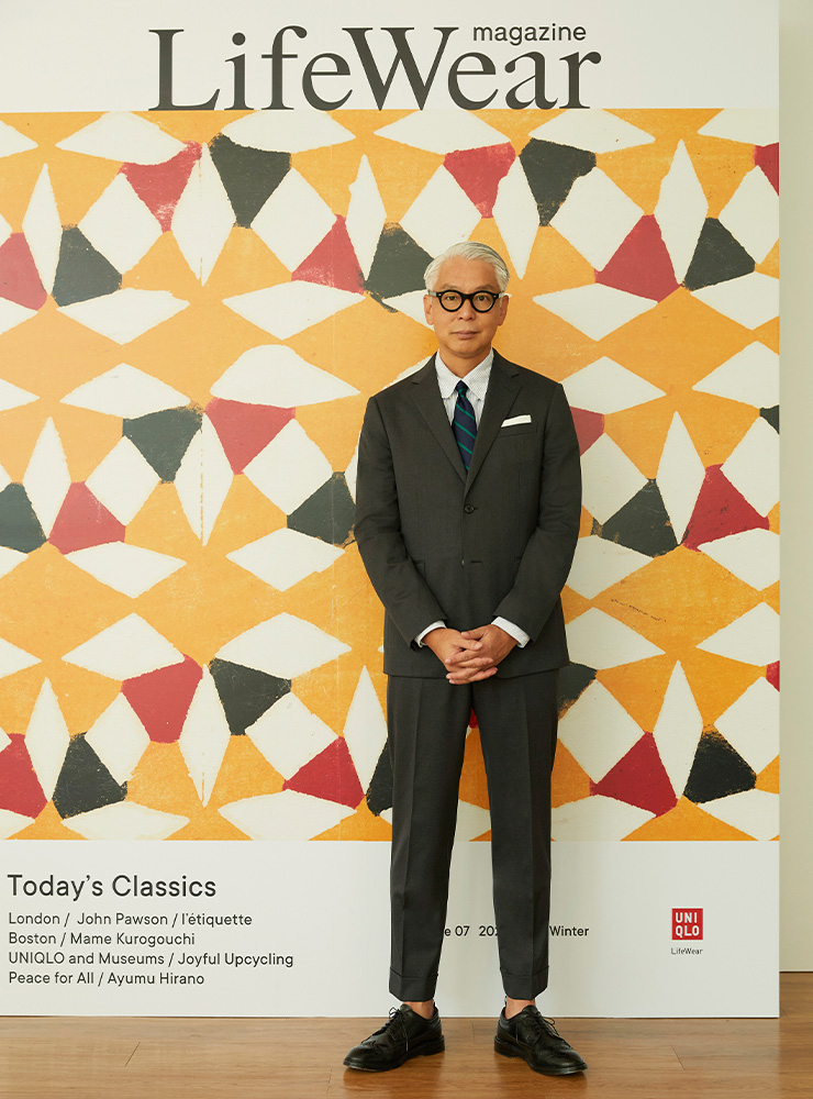 유니클로 글로벌 크리에이티브 총괄 기노시타 다카히로.