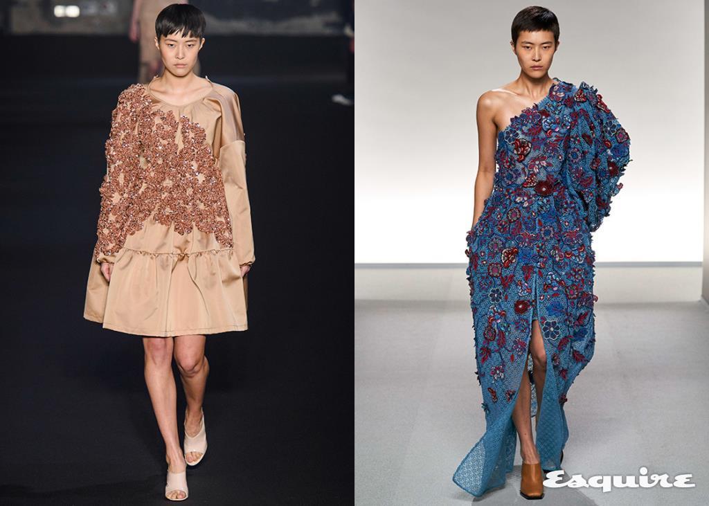 (왼쪽) 2019 F/W No.21 (오른쪽) 2020 S/S Givenchy.