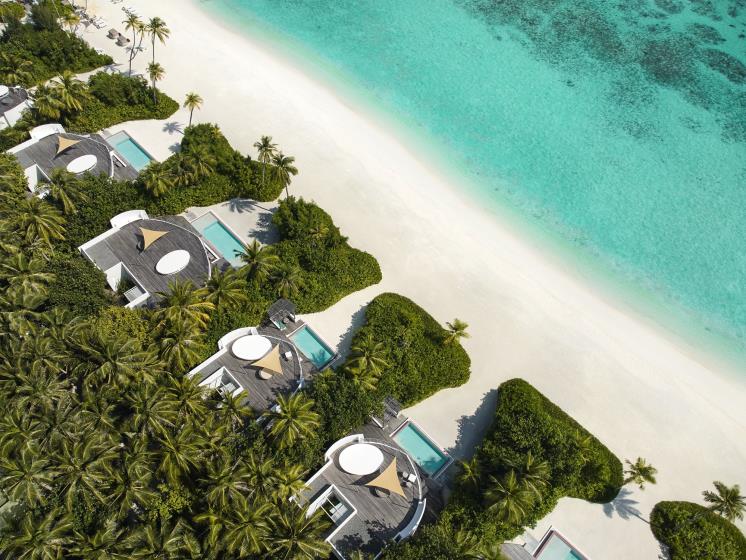Jumeirah Maldives - Aerial Beach Villa