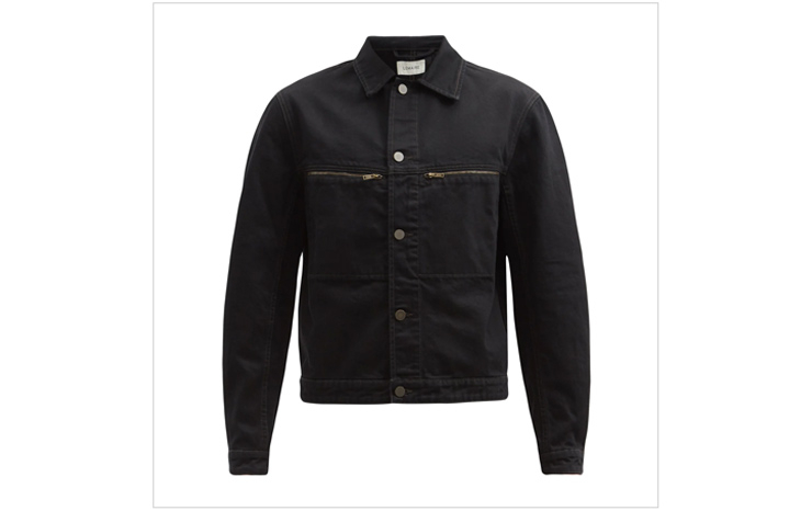 르메르 & 지퍼 포켓 데님 트러커 재킷, $495 USD