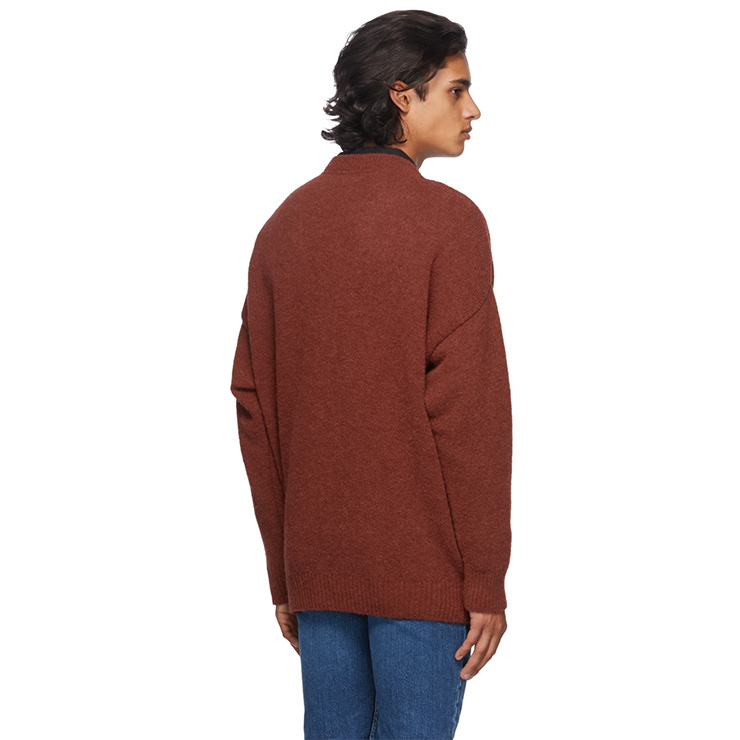 Red Alpaca Cardigan | $315 USD