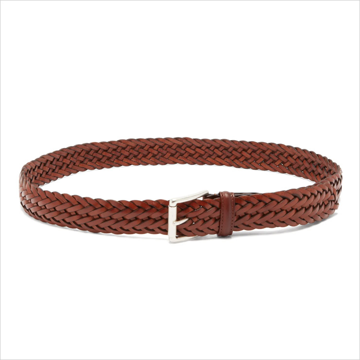 Woven-leather belt, $126 USD