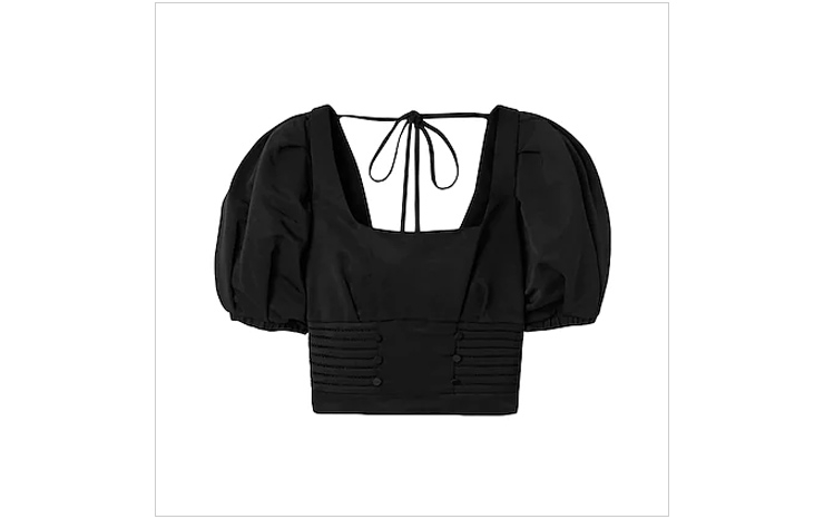 셀프 포트레이트 & 크롭 탑, $189 USD