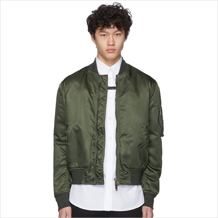 지방시 카키 봄버 자켓, $1,550 USD
