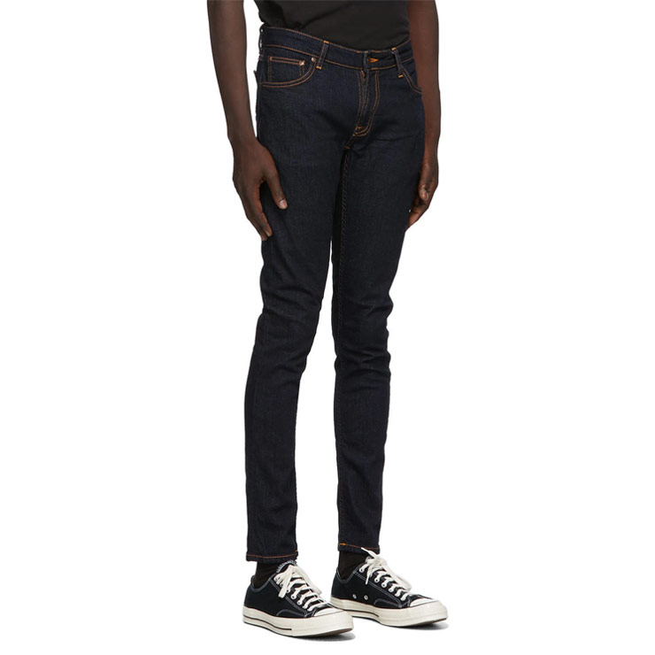 Indigo Dry Skinny Lin Jeans, $200 USD