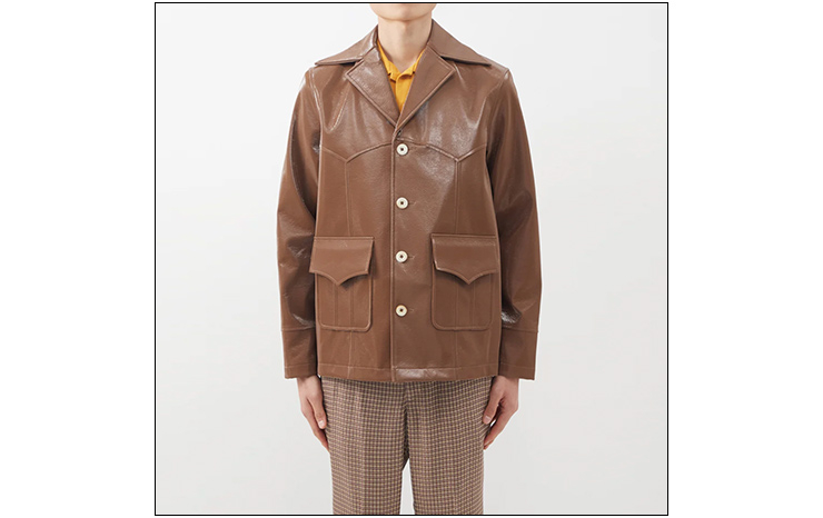 세퍼 & 줄스 인조 가죽 재킷, $672 USD