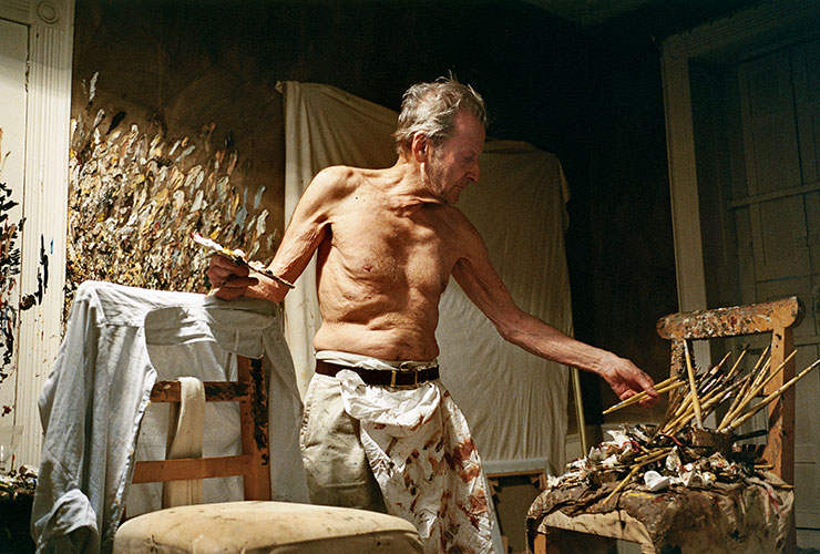 루치안 프로이트의 옛 조수였던 영국 아티스트 데이비드 도슨의 사진. <Working at Night>(2005), David Dawson/Bridgeman Images