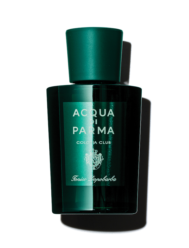 유분이 많은 지성 피부에 추천한다. 콜로니아 클럽 애프터 쉐이브 로션 100ml/9만8000원 아쿠아 디 파르마.