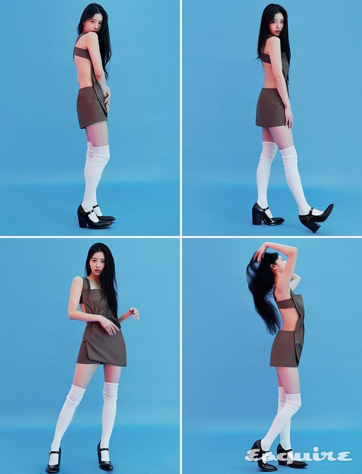 드레스, 슈즈 모두 프라다. 이어링 아니아 하이에. 브레이슬릿 우영미. 삭스 스타일리스트 소장품.