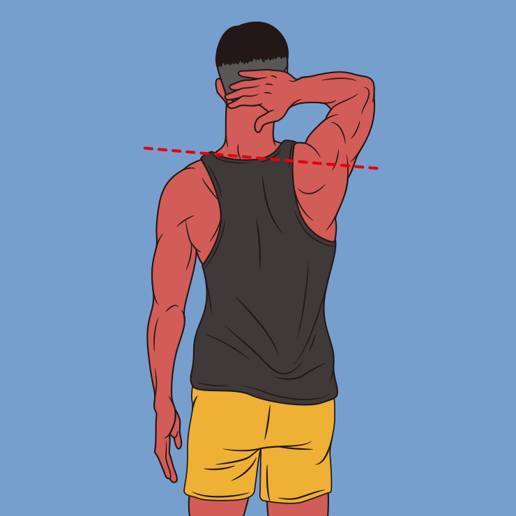 어깨 높이 교정운동