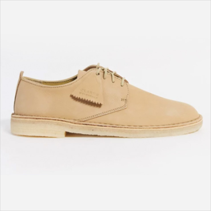 Desert shoes in beige suede, $151 USD
