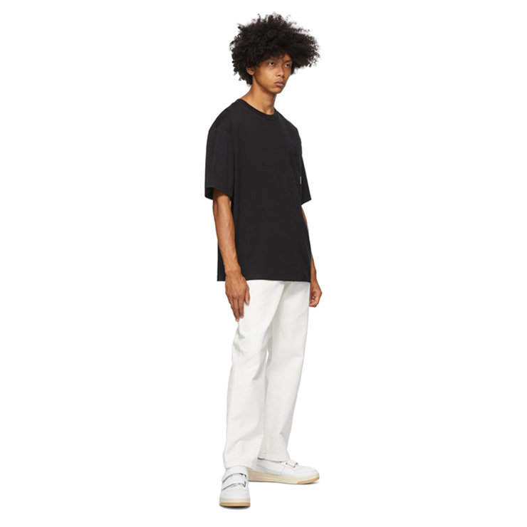 White Twill Straight-Leg Chino Trousers | $235 USD