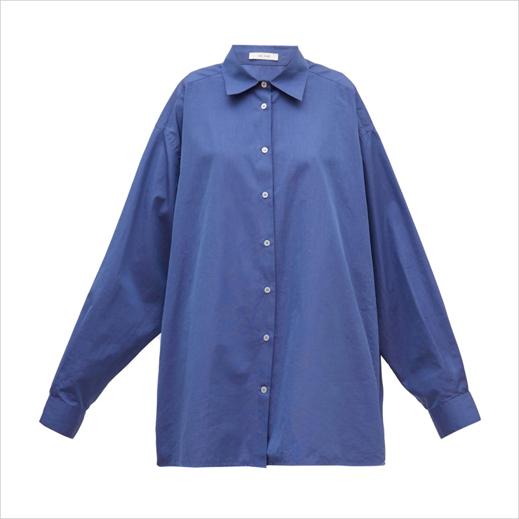 더로우 지안루카 오버사이즈 포플린 셔츠, $1,310 USD