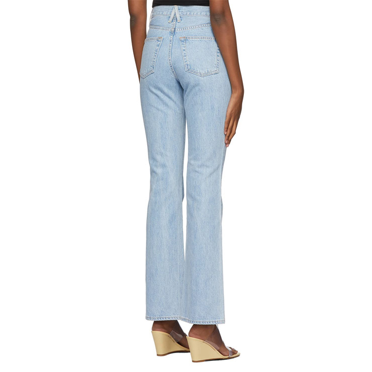 Blue Charlotte Bootcut Jeans, $320 USD