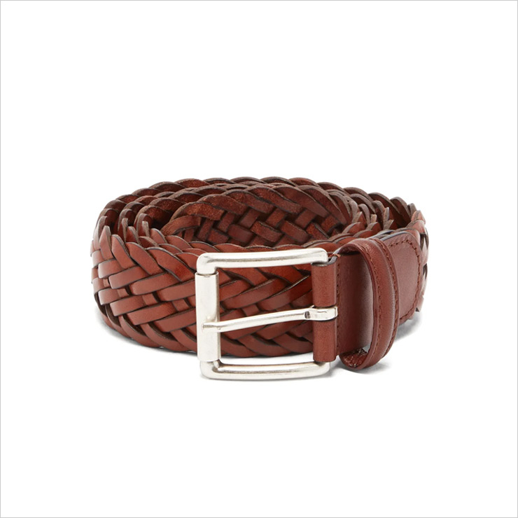 Woven-leather belt, $126 USD