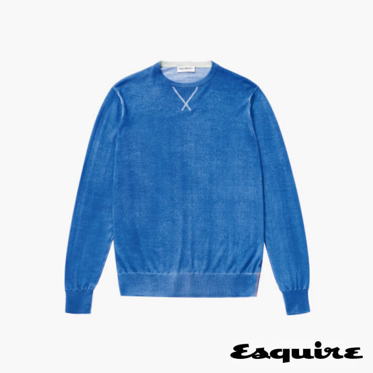 파란색 니트 톱 39만6000원 프레지던트 by 샌프란시스코 마켓.