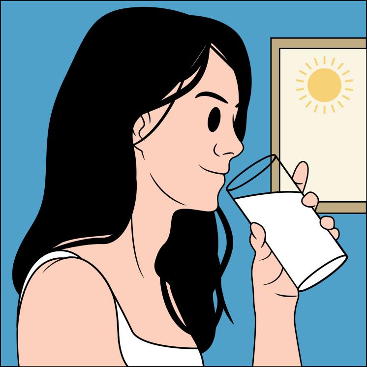 좋은 줄 알았지만 알고보니 나쁜 습관_공복에 우유 마시기
