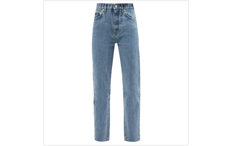 돌체 앤 가바나 & 하이라이즈 스트레이트 진, $646 USD.