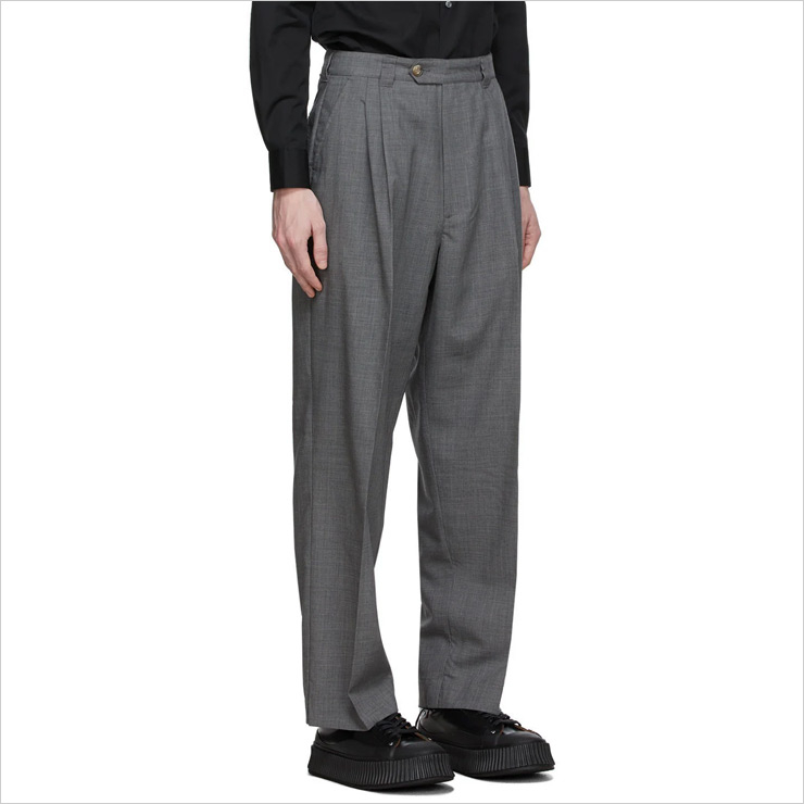 Grey Classic Trousers, $270 USD