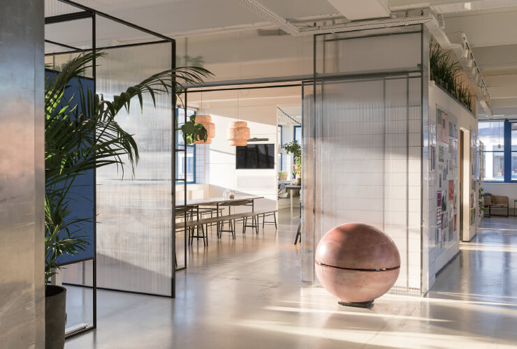 생선 센터였던 곳이 현대적인 아이디어 허브로 탈바꿈했다.