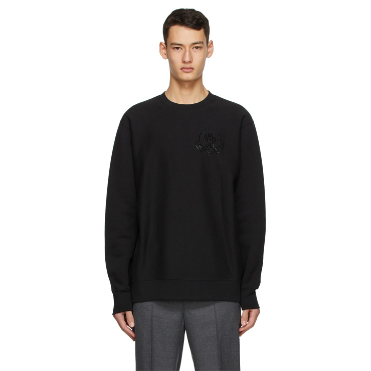 2 Moncler 1952 Black Fleece Logo Sweatshirt, $800 USD