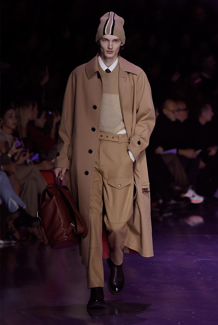 밀라노 패션쇼에서 열린 휴고보스 2020 F/W 컬렉션