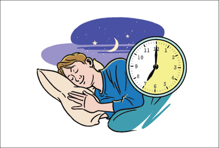 7시간 이상 충분한 수면