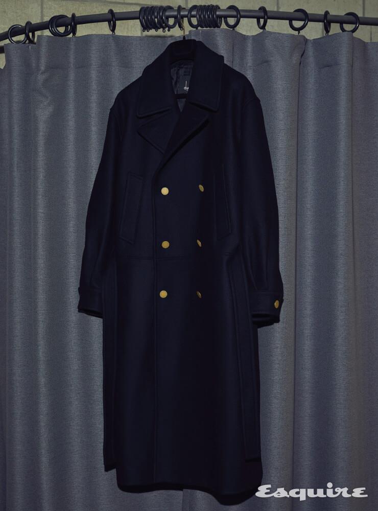  드롭 숄더 코트 가격 미정 던힐.