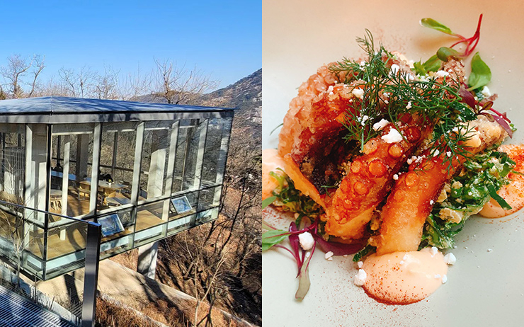 인왕산 인왕산3분초 쉼터(좌), 파틱 서울(우)